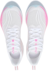 LiNing李寧 猩紅兔6pro 耐磨透氣 低筒 運動鞋 女款 白粉色 Lookbook LiNing李寧 猩紅兔6pro 耐磨透氣 低筒 運動鞋 女款 白粉色