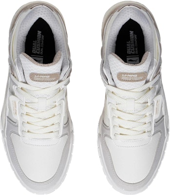 (W) 李寧 ドーン 白/グレー (Riningu Dōn Shiro/Gurē) AGCS354-1 Shop (W) 李寧 ドーン 白/グレー (Riningu Dōn Shiro/Gurē) AGCS354-1