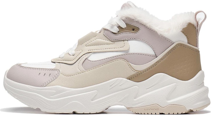 (Women) Li-Ning Defender 'White Light Brown' AGLT128-3 Buy (Women) Li-Ning Defender 'White Light Brown' AGLT128-3