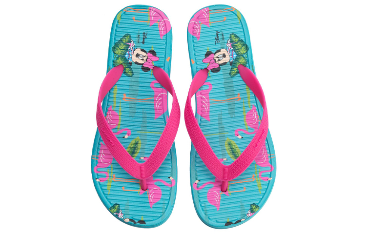 (W) Li-Ning Disney Crossover LN Floper Blue Pink Slippers 圖 4