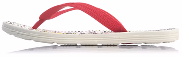 (Women) Li-Ning Disney Crossover LN Floper Red White Slippers AGAP002-4 (Women) Li-Ning Disney Crossover LN Floper Red White Slippers AGAP002-4