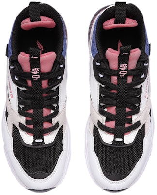 (W) Li-Ning Disney x 001 Low 'Negro Blanco Rosa' 'Viaje' AGCR032-2 Shop (W) Li-Ning Disney x 001 Low 'Negro Blanco Rosa' 'Viaje' AGCR032-2