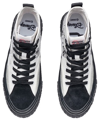 (Women) Li-Ning x Disney Canvas Hi Shoes 'White Black' AGCR180-5 Lookbook (Women) Li-Ning x Disney Canvas Hi Shoes 'White Black' AGCR180-5