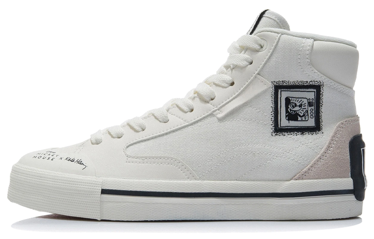 (Women) Li-Ning Disney x Skateboarding Mid 'Black White' AECR062-4