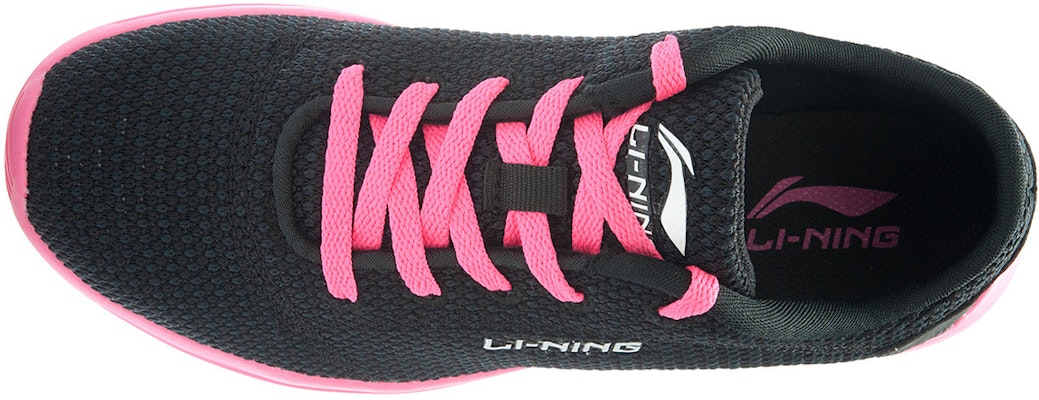 (W) Li-Ning E-RUN 'Hitam Merah Muda' ARJK004-8 Lookbook (W) Li-Ning E-RUN 'Hitam Merah Muda' ARJK004-8