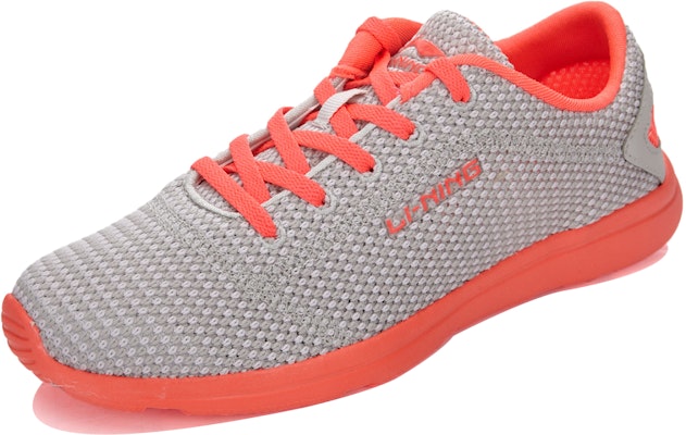 (W) Li-Ning E-RUN Rendah 'Kelabu Jingga' ARJK004-5 Order (W) Li-Ning E-RUN Rendah 'Kelabu Jingga' ARJK004-5