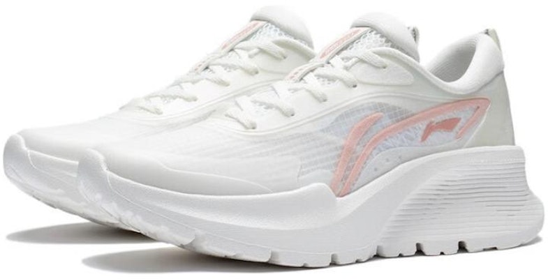 (Women) Li-Ning Eazgo Soft 'White Pink' ARST038-3 Lookbook (Women) Li-Ning Eazgo Soft 'White Pink' ARST038-3