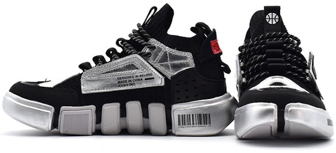 (W) 李宁 本位2 Ace '黑银色' AGBN062-11 Lookbook (W) 李宁 本位2 Ace '黑银色' AGBN062-11