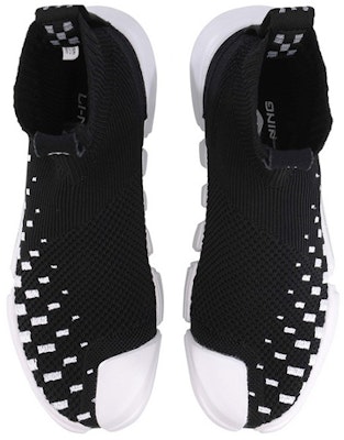 李宁 悟道2 巴黎時裝周 休閒 高幫 復古籃球鞋 女款 黑白 Details for 李宁 悟道2 巴黎時裝周 休閒 高幫 復古籃球鞋 女款 黑白