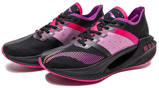 LiNing李寧 絕影 Essential 輕便包裹性 低筒 跑步鞋 女款 黑紫 Lookbook LiNing李寧 絕影 Essential 輕便包裹性 低筒 跑步鞋 女款 黑紫