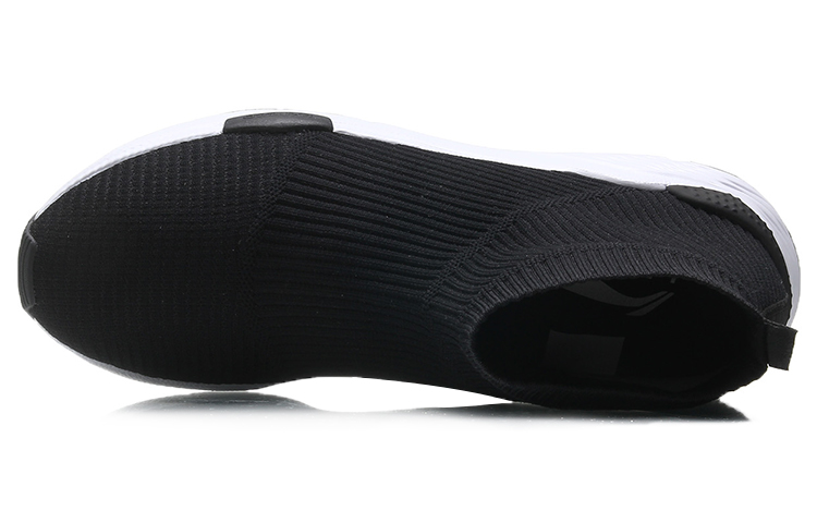 (W) Li-Ning Evolution Mid-Top Running Shoes 'Black White' 圖 3