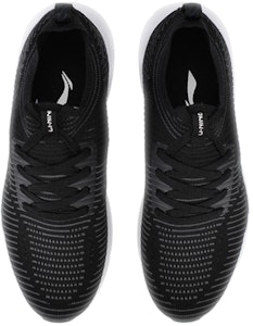 李宁 Exceed LT 云一体織經典休閒鞋 女款 標準黑 Shop 李宁 Exceed LT 云一体織經典休閒鞋 女款 標準黑