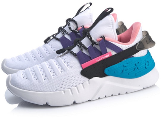(W) Li-Ning EXD 'Putih Biru' AGCP094-6 Lookbook (W) Li-Ning EXD 'Putih Biru' AGCP094-6
