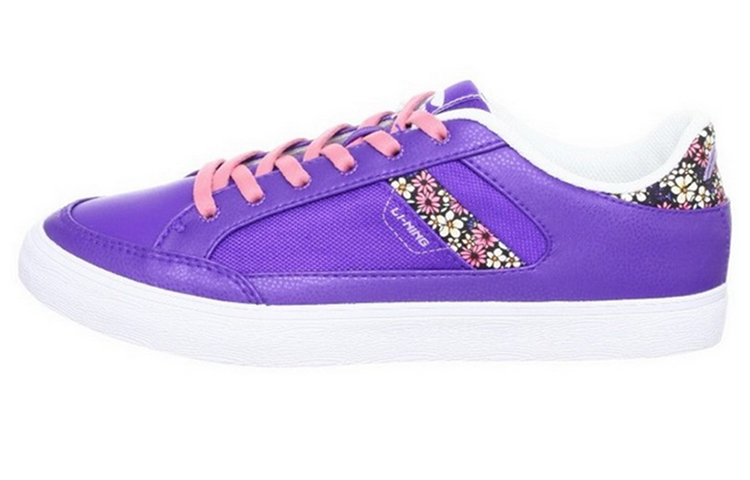 Buy (W) 리닝 패션 캐주얼 스니커즈 (퍼플/화이트) ALCG126-2