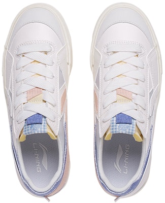 (W) Sepatu Skate Fashion Li-Ning 'Putih Biru Pink' AGCT162-3 Lookbook (W) Sepatu Skate Fashion Li-Ning 'Putih Biru Pink' AGCT162-3