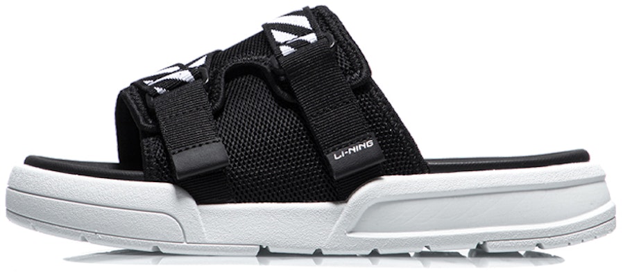 (Women) Li-Ning Fashion Slides 'Black White' AGAR014-1 Buy (Women) Li-Ning Fashion Slides 'Black White' AGAR014-1