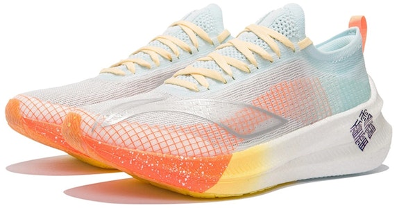 (W) Li-Ning FeiDian 2.0 Elite 'Blanco Azul Naranja' ARMS020-1 Lookbook (W) Li-Ning FeiDian 2.0 Elite 'Blanco Azul Naranja' ARMS020-1