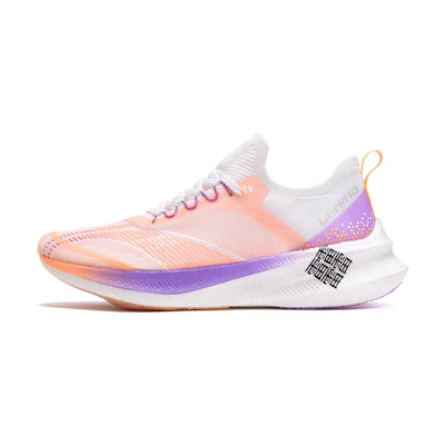 (W) Li-Ning FeiDian Challenger 'White Orange Purple'