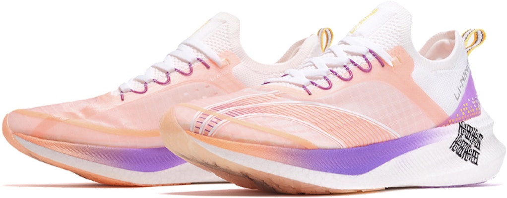 (Women) Li-Ning FeiDian Challenger 'White Orange Purple' ARMR012-1 Lookbook (Women) Li-Ning FeiDian Challenger 'White Orange Purple' ARMR012-1