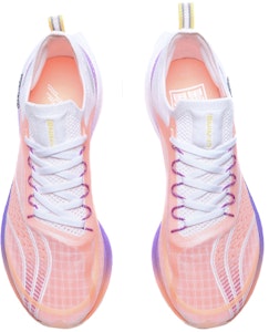 (W) Li-Ning FeiDian Challenger 'Putih Oranye Ungu' ARMR012-1 Shop (W) Li-Ning FeiDian Challenger 'Putih Oranye Ungu' ARMR012-1