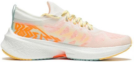 李寧 飛電Discovery 一體織高回彈競速 跑步鞋 女款 橙白藍 Order 李寧 飛電Discovery 一體織高回彈競速 跑步鞋 女款 橙白藍