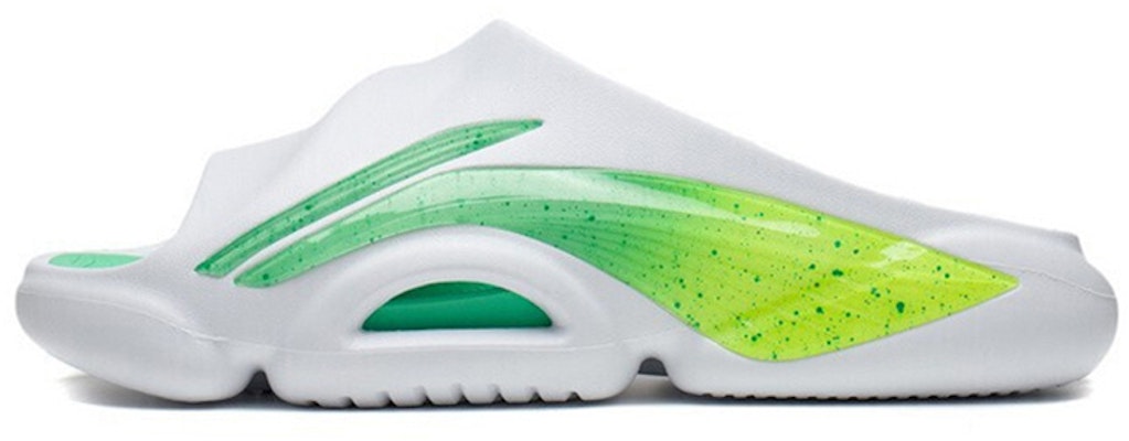 (Women) Li-Ning 8 PE Courtside Sport Slides 'White Green' ABTS010-14 Buy (Women) Li-Ning 8 PE Courtside Sport Slides 'White Green' ABTS010-14
