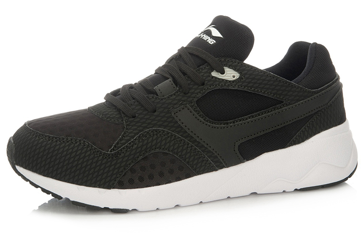 Order LiNing李寧 輝煌96 復古經典跑步鞋 女款 黑白