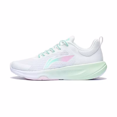 (W) Li-Ning Badminton Sport Shoes 'White Green'