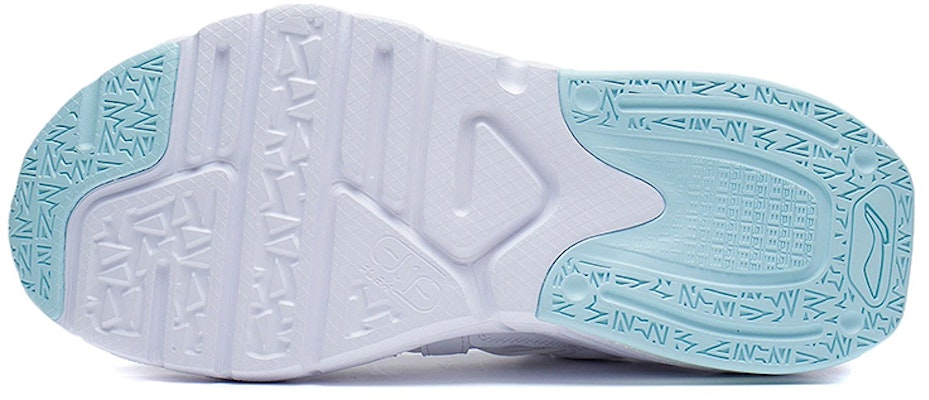 (Women) Li-Ning Flex Sportstyle Shoes 'White Ice Blue' AGLS114-2 Sizing (Women) Li-Ning Flex Sportstyle Shoes 'White Ice Blue' AGLS114-2
