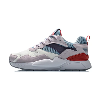 (W) Li-Ning Glory 'White Purple Blue'