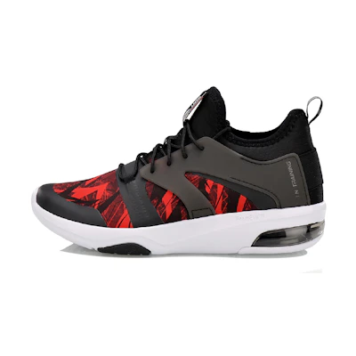 (W) Li-Ning Half Palm Air Cushion Running Shoes 'Black Red'