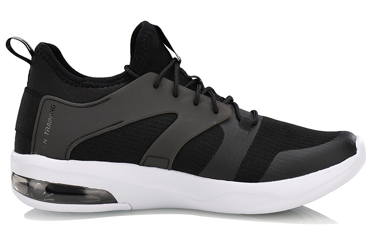 (W) Li-Ning Half Palm Air Cushion Running Shoe 'Black White' 圖 2