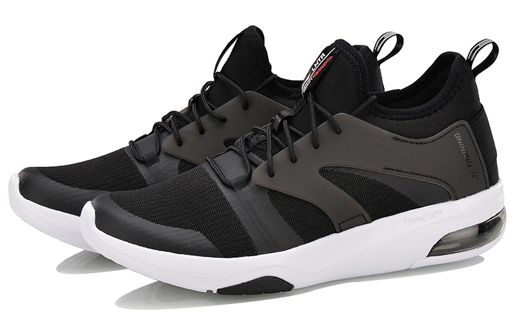 (W) Li-Ning Half Palm Air Cushion Running Shoe 'Black White' 圖 3