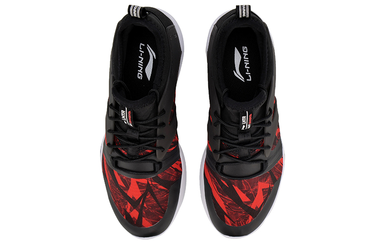 (W) Li-Ning Half Palm Air Cushion Running Shoes 'Black Red' 圖 4