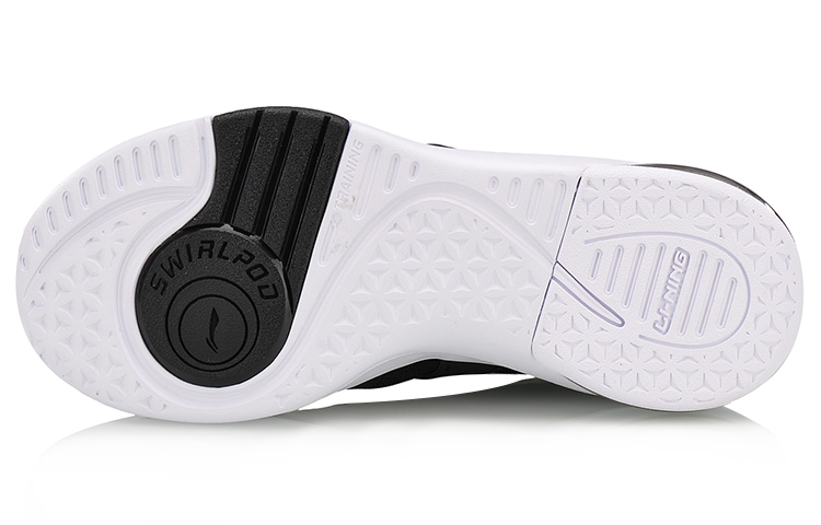 (W) Li-Ning Half Palm Air Cushion Running Shoe 'Black White' 圖 5