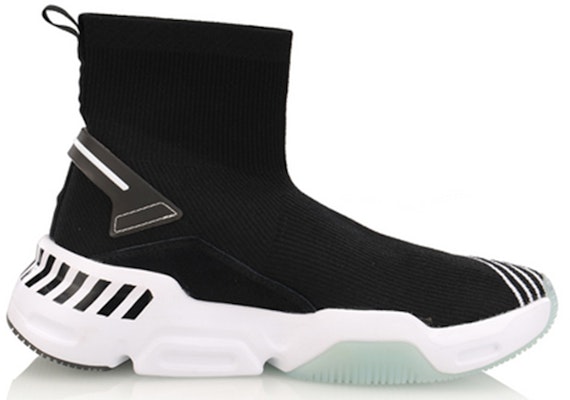 (W) Li-Ning Sepatu High-Top 'Hitam Putih' LLAN066-2 Order (W) Li-Ning Sepatu High-Top 'Hitam Putih' LLAN066-2