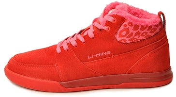 (Women) Li-Ning High-Top Casual 'Red' ALCH118-4 (Women) Li-Ning High-Top Casual 'Red' ALCH118-4