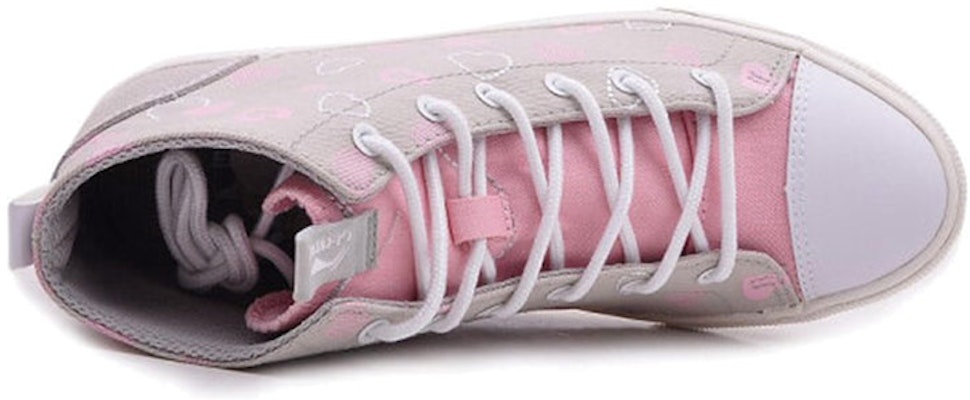 (W) 리닝 하이탑 캐주얼 스니커즈 (핑크 그레이) ALAJ026-3 Lookbook (W) 리닝 하이탑 캐주얼 스니커즈 (핑크 그레이) ALAJ026-3