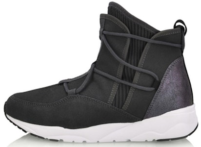 LiNing李寧 一體織透氣高筒街頭潮流休閒鞋 女款 影灰色 Buy LiNing李寧 一體織透氣高筒街頭潮流休閒鞋 女款 影灰色