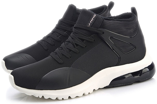 (W) Li-Ning Sepatu High-Top 'Black Cushion' Hitam AGLN138-4 Lookbook (W) Li-Ning Sepatu High-Top 'Black Cushion' Hitam AGLN138-4