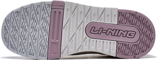 LiNing李寧 征程1.5 防滑耐磨 低幫 板鞋 女款 白灰紫 Details for LiNing李寧 征程1.5 防滑耐磨 低幫 板鞋 女款 白灰紫