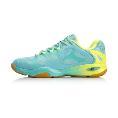 (W) Li-Ning Kason Badminton Shoes 'Water Blue Green'