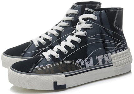 LiNing李寧 時尚 耐磨 高筒 板鞋 女款 黑色 Lookbook LiNing李寧 時尚 耐磨 高筒 板鞋 女款 黑色