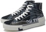 Lookbook (Women) Li-Ning Lifestyle High Top Skate Shoes 'Black White' AETR002-1