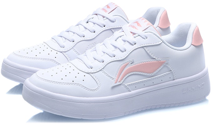 (Women) Li-Ning Lifestyle Series Low 'White Pink' AGCQ578-3 Lookbook (Women) Li-Ning Lifestyle Series Low 'White Pink' AGCQ578-3