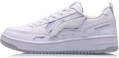 (Women) Li-Ning Lifestyle Skate Shoes 'White Purple' AGCQ544-2 (Women) Li-Ning Lifestyle Skate Shoes 'White Purple' AGCQ544-2