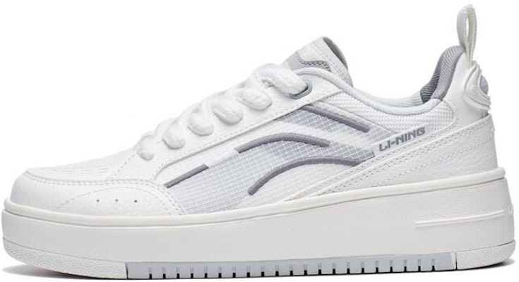 (Women) Li-Ning Lifestyle Skate Shoes 'White Grey' AGCT142-1 Buy (Women) Li-Ning Lifestyle Skate Shoes 'White Grey' AGCT142-1
