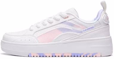 (Women) Li-Ning Lifestyle Skate Shoes 'White Purple Pink' AGCT142-4 (Women) Li-Ning Lifestyle Skate Shoes 'White Purple Pink' AGCT142-4