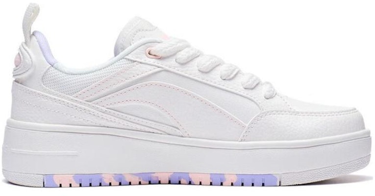 (Women) Li-Ning Lifestyle Skate Shoes 'White Purple Pink' AGCT142-4 Order (Women) Li-Ning Lifestyle Skate Shoes 'White Purple Pink' AGCT142-4