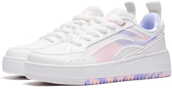 (W) 리닝 라이프스타일 스케이트 슈즈 '화이트 퍼플 핑크' AGCT142-4 Lookbook (W) 리닝 라이프스타일 스케이트 슈즈 '화이트 퍼플 핑크' AGCT142-4